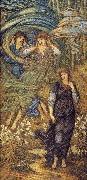 Edward Burne-Jones Sponsa de Libano oil on canvas